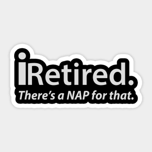 iRetired App Sticker